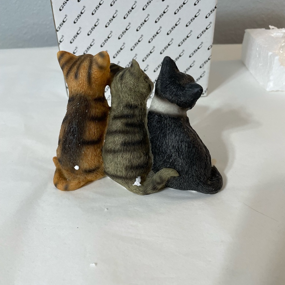 Cat collection feline trio figurine - Picture 6 of 12